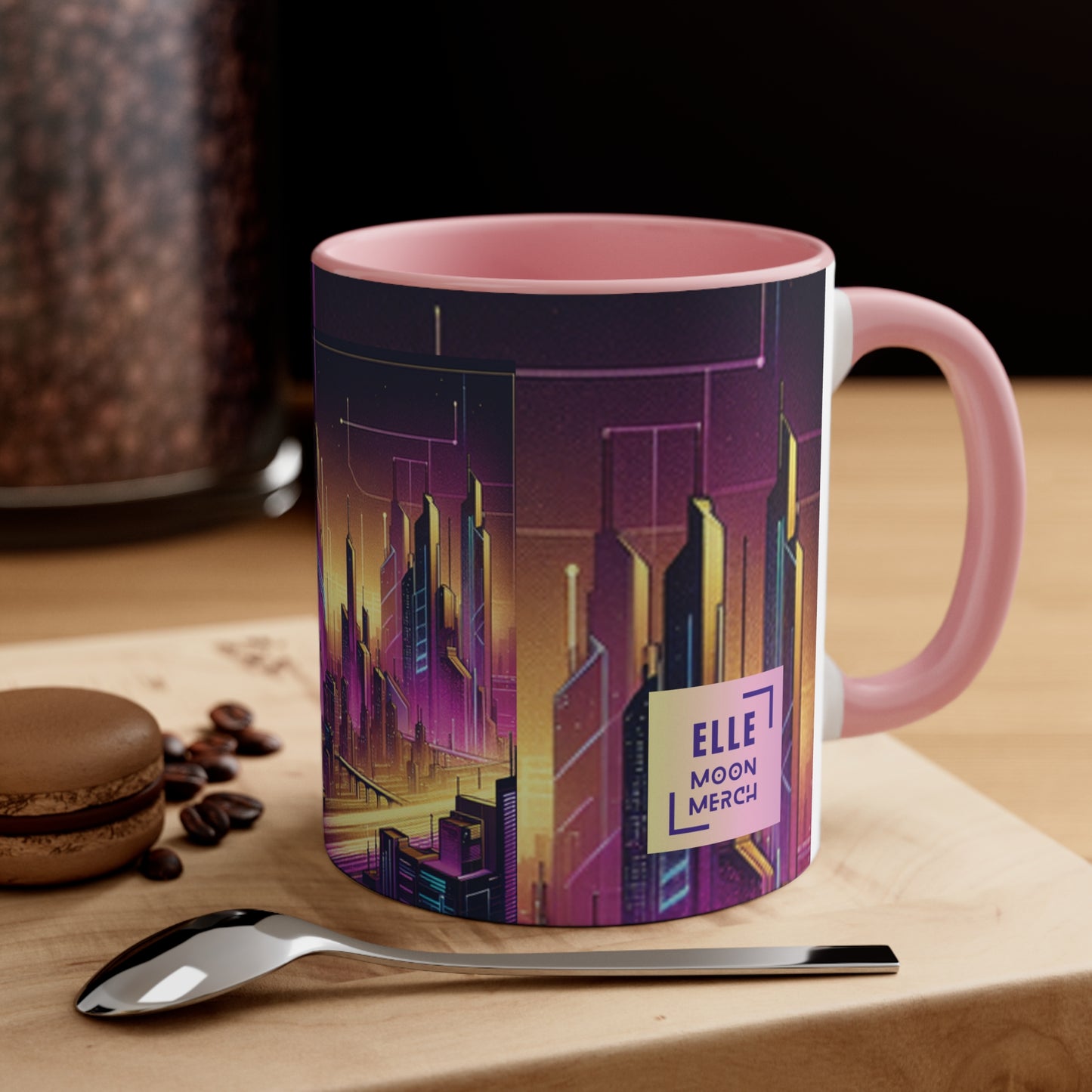 Cyber Purple Sunrise Coffee Mug (11oz)