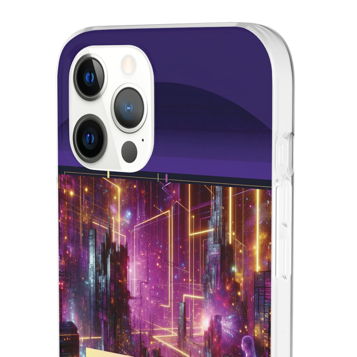 La Femme Royale des Purple Skies Flexi Cases