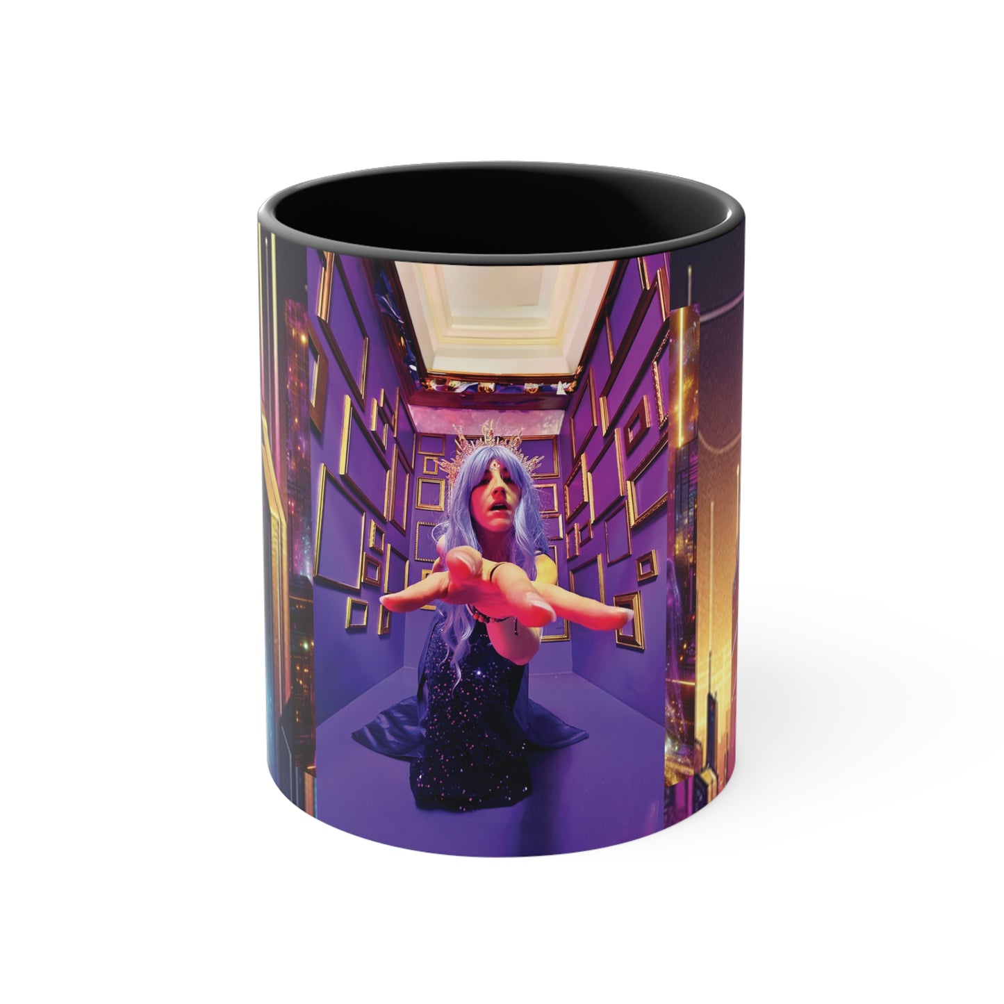 Purple Drip Coffee Mug (11oz)