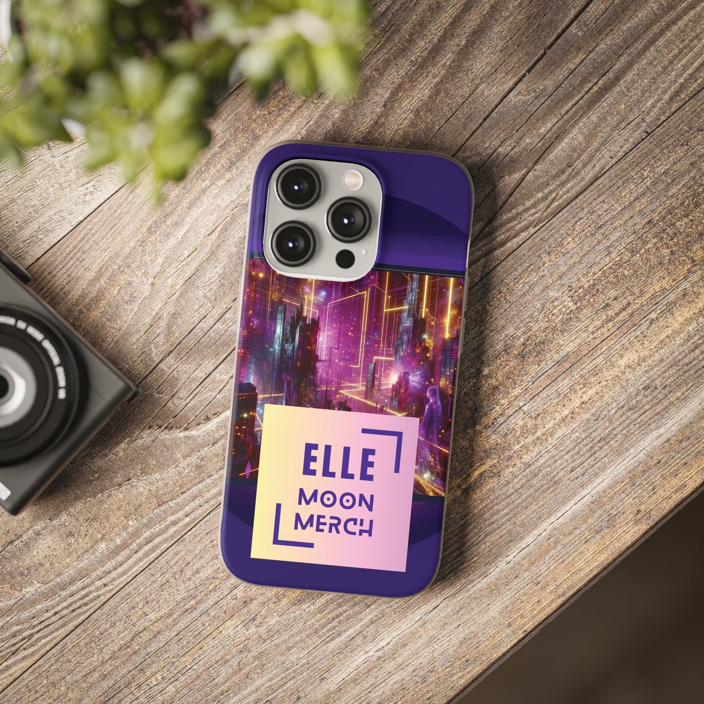 La Femme Royale des Purple Skies Flexi Cases