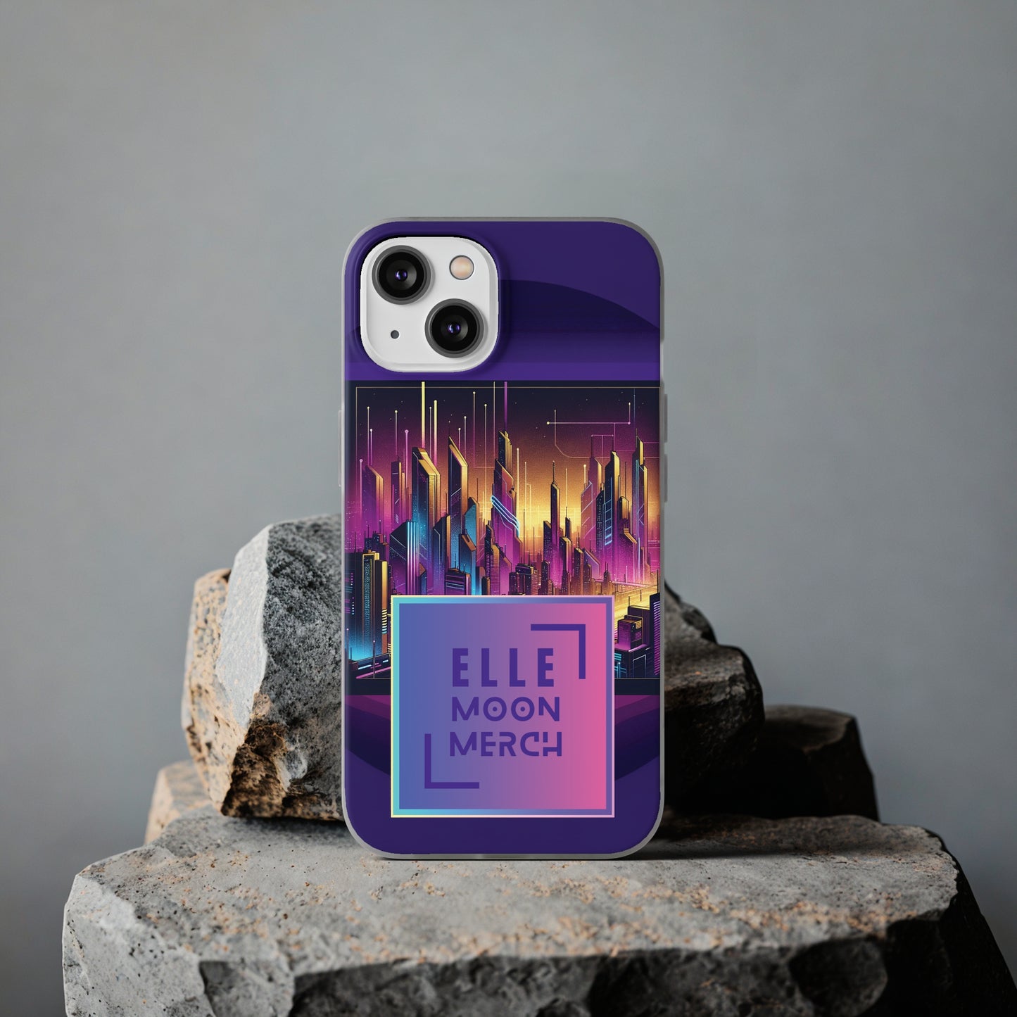 Cyber Royal Purple Skies Flexi Cases