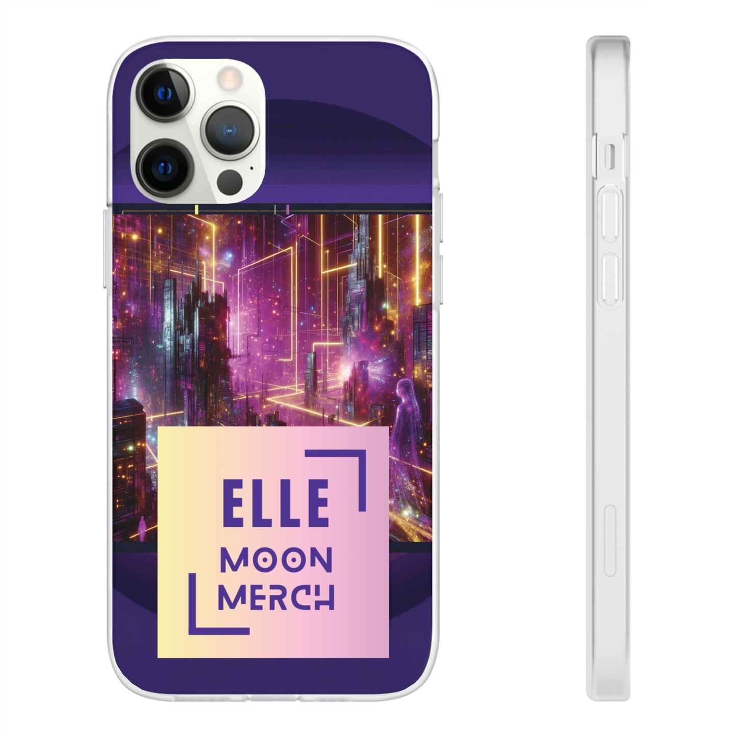 La Femme Royale des Purple Skies Flexi Cases