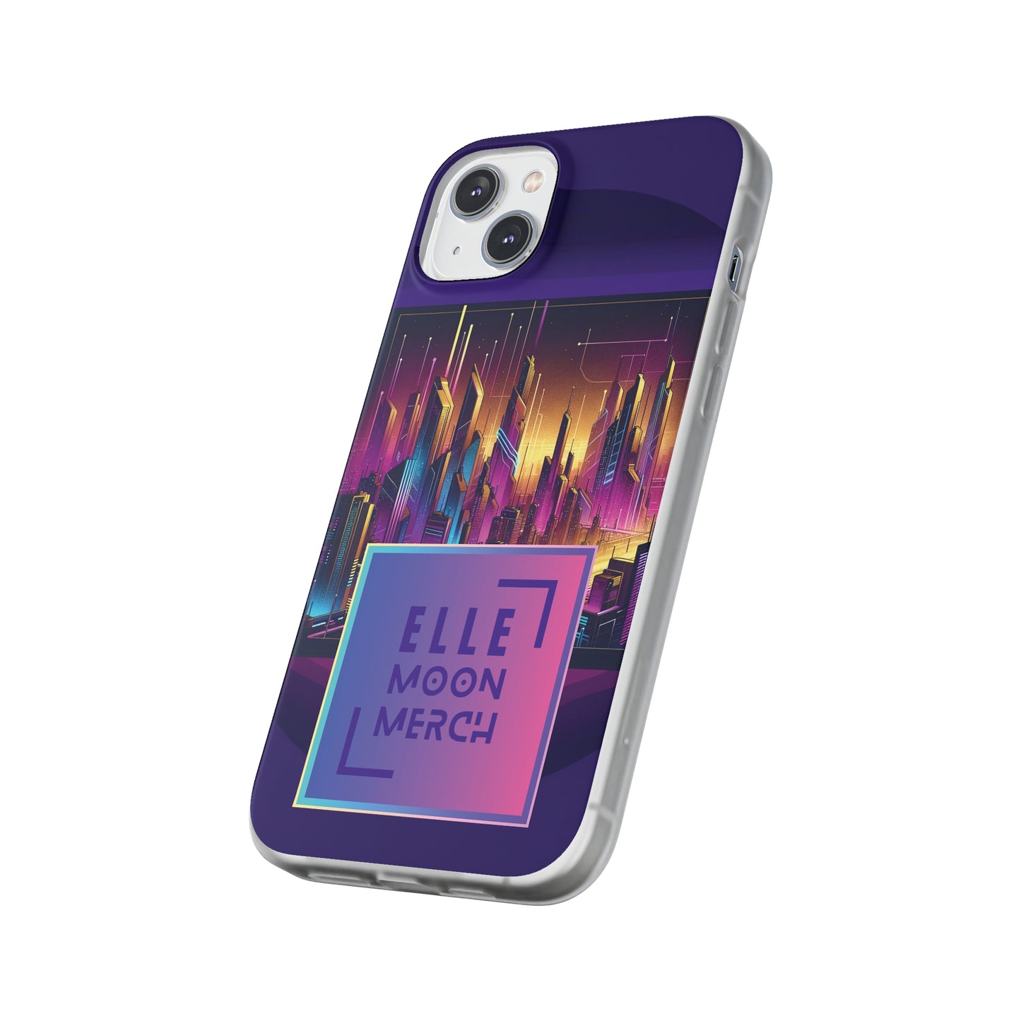 Cyber Royal Purple Skies Flexi Cases