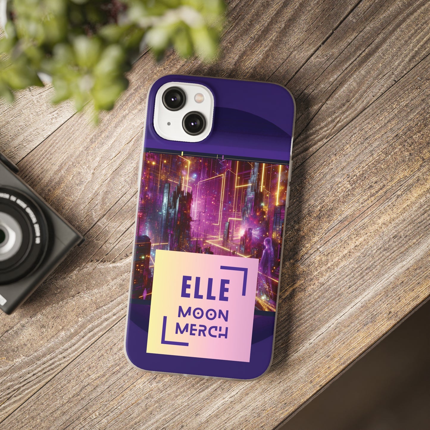 La Femme Royale des Purple Skies Flexi Cases