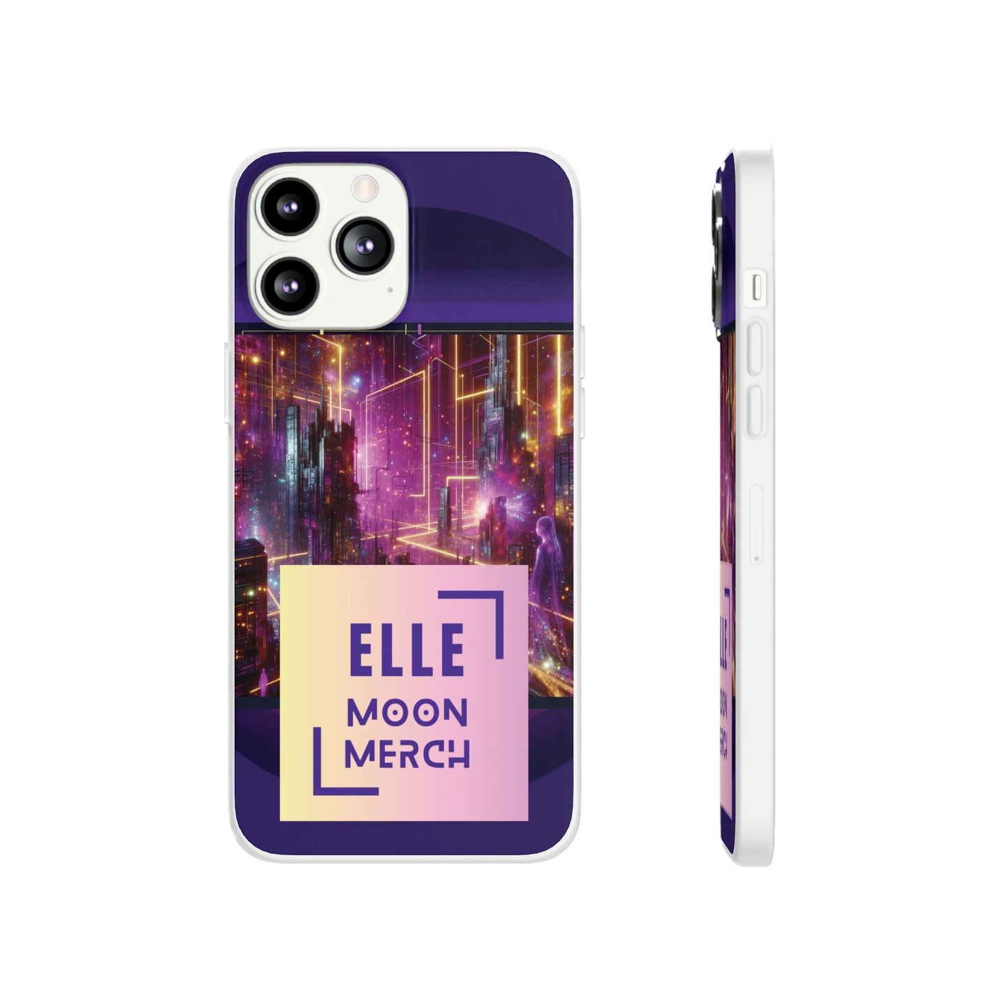 La Femme Royale des Purple Skies Flexi Cases