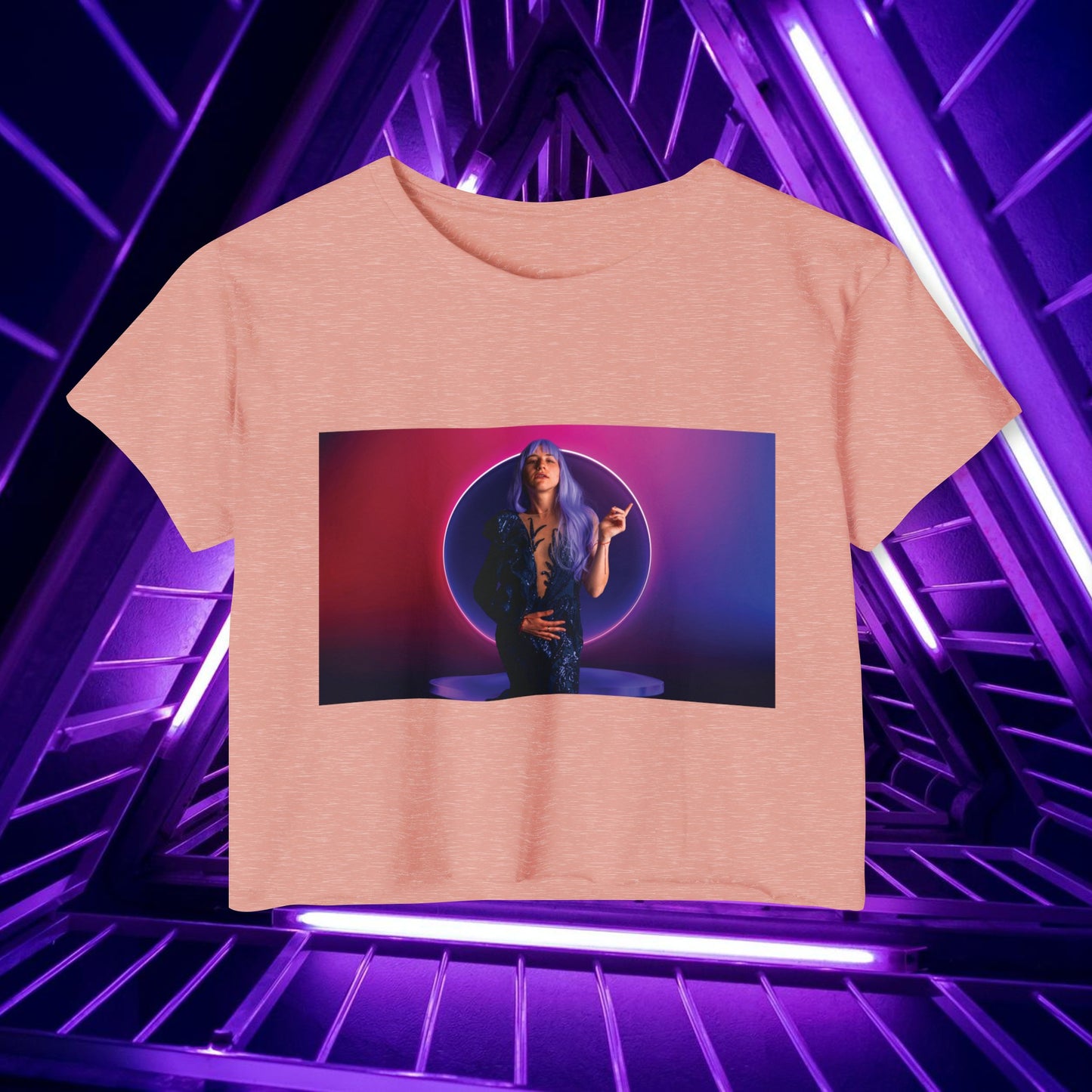 Purple Skies - Women's Crop Top