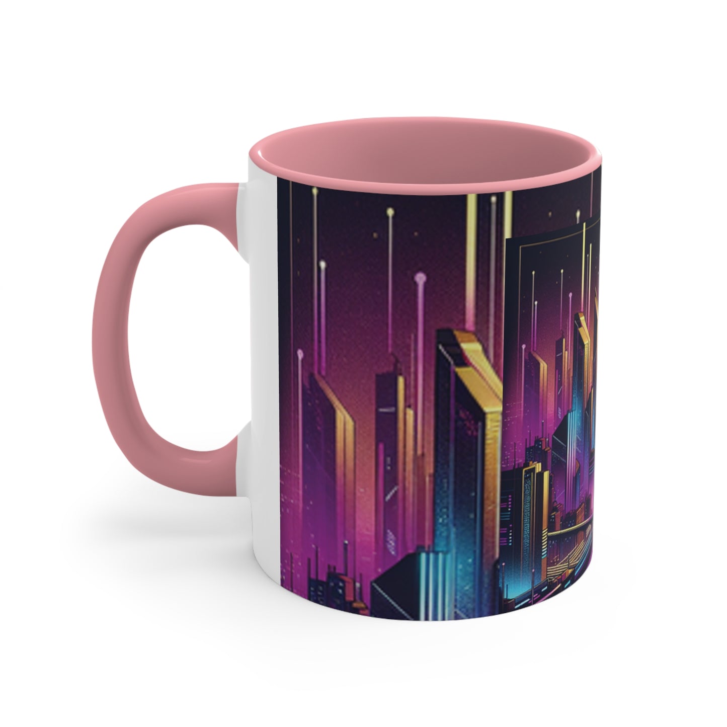 Cyber Purple Sunrise Coffee Mug (11oz)