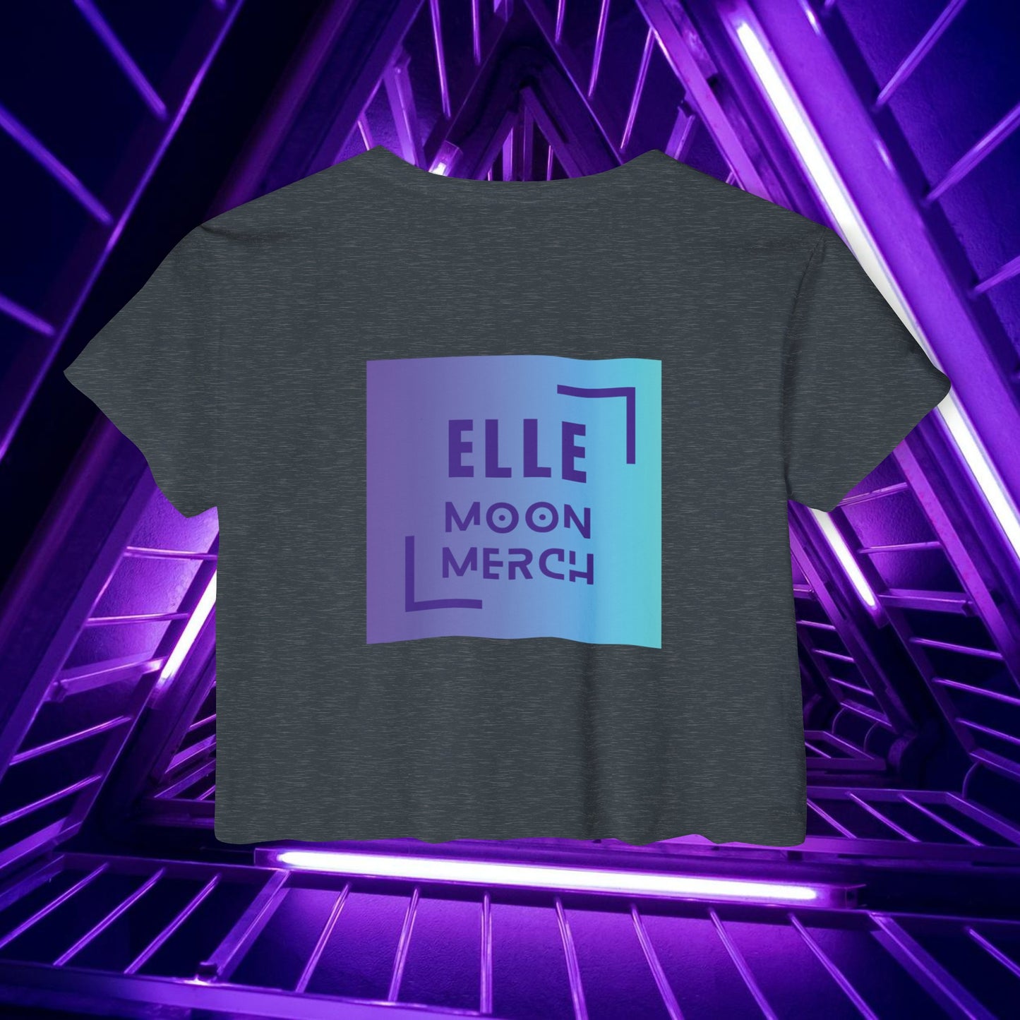 Elle Breaks The Matrix - Women's Crop Top