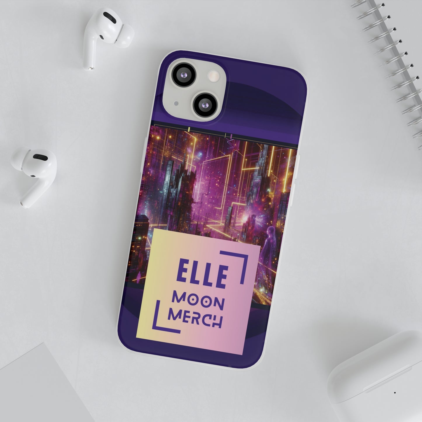 La Femme Royale des Purple Skies Flexi Cases