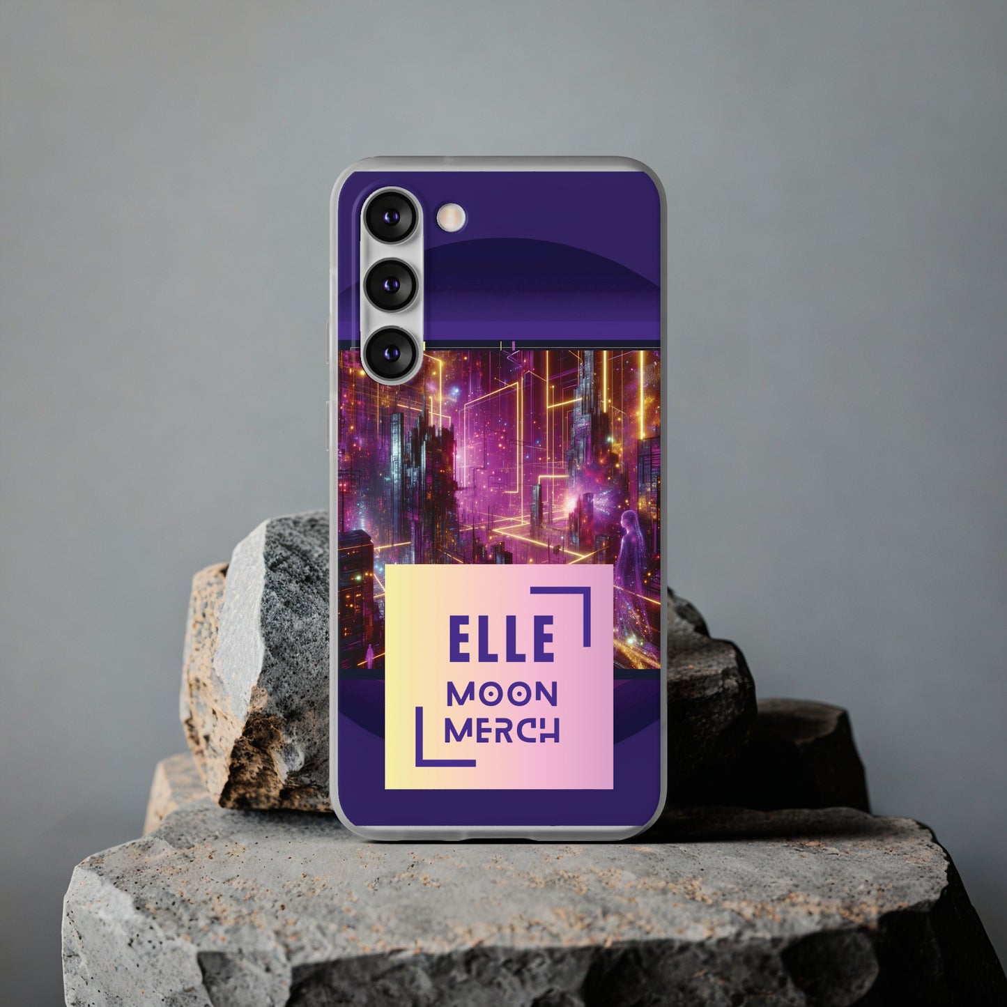 La Femme Royale des Purple Skies Flexi Cases