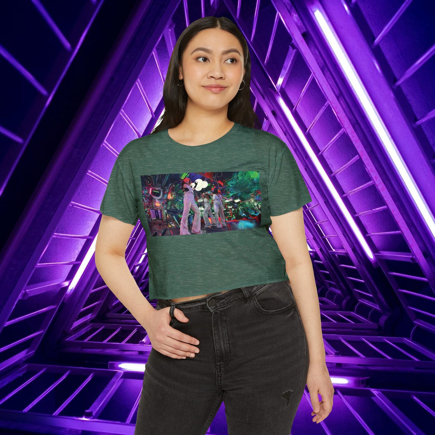 Life in Technicolor - Women's Crop Top