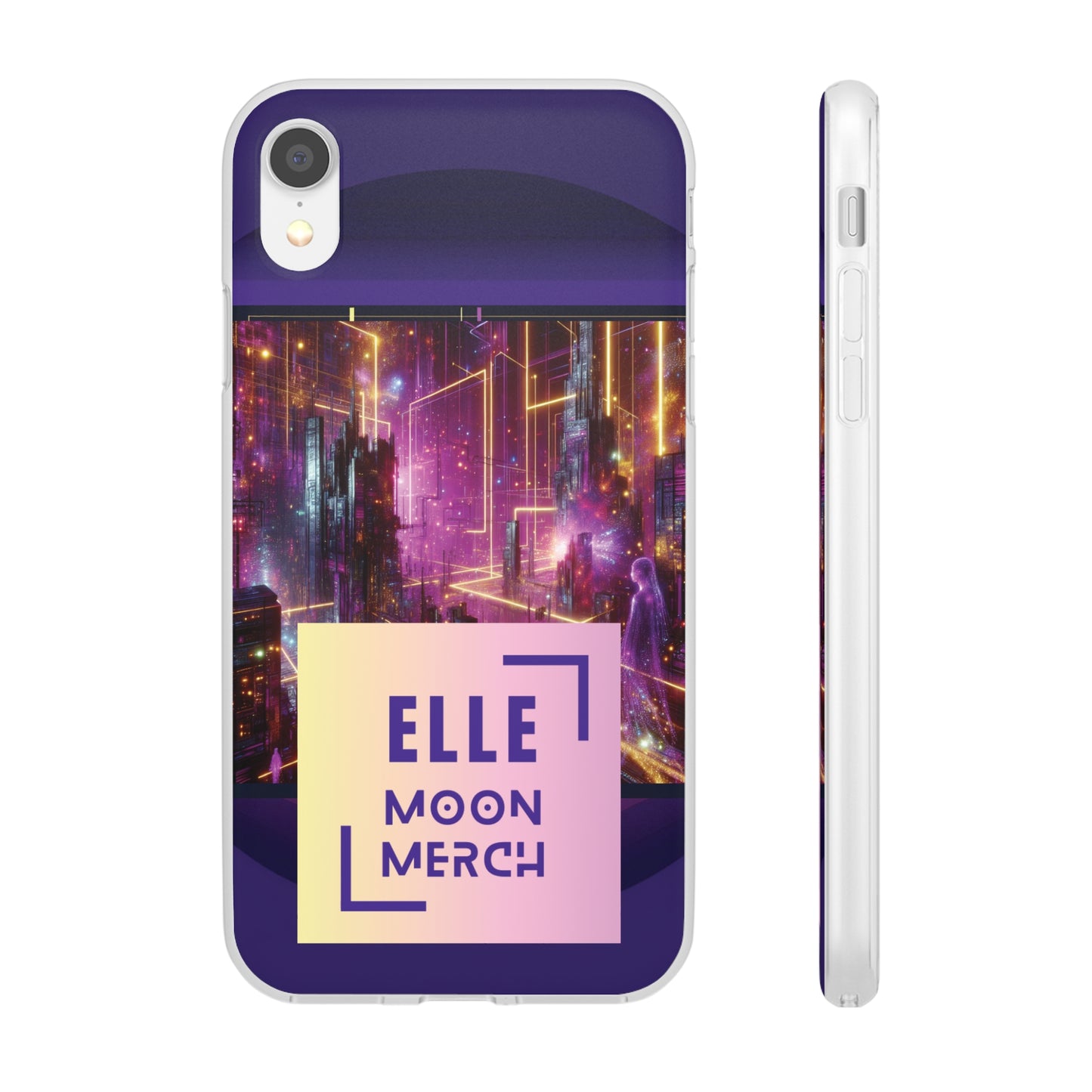 La Femme Royale des Purple Skies Flexi Cases