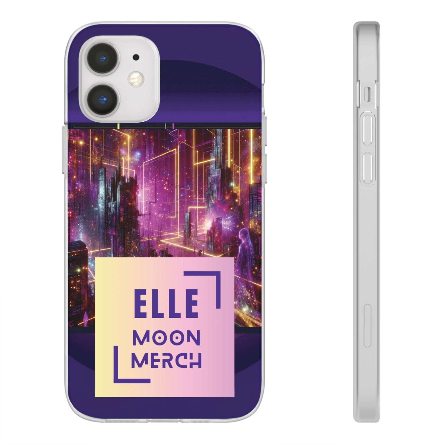 La Femme Royale des Purple Skies Flexi Cases