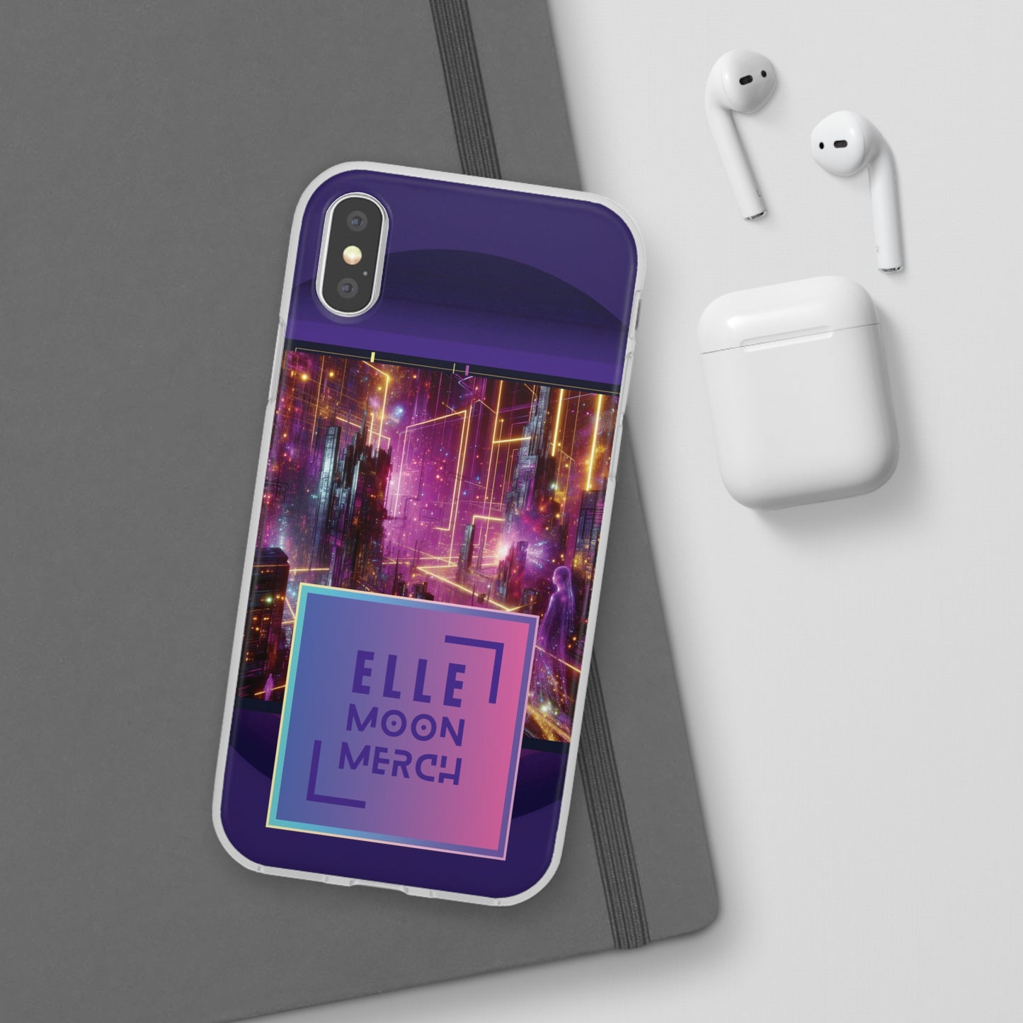 La Femme des Purple Skies Flexi Cases