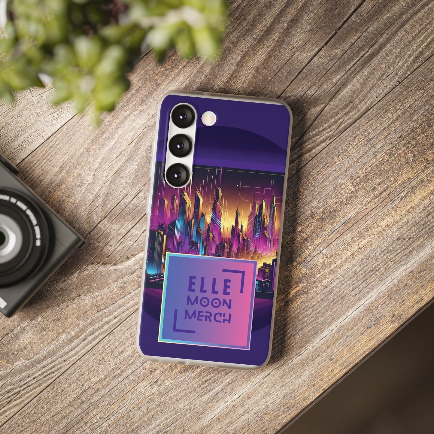 Cyber Royal Purple Skies Flexi Cases