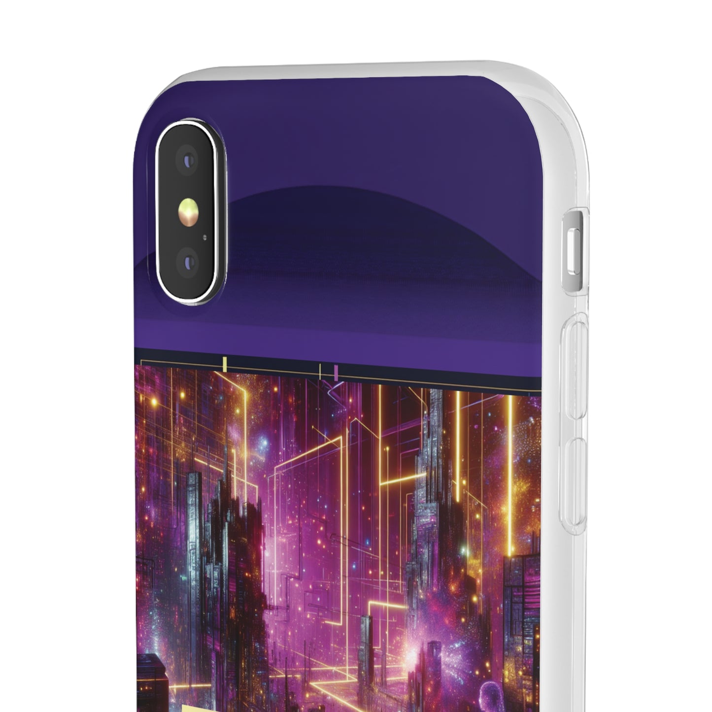 La Femme Royale des Purple Skies Flexi Cases