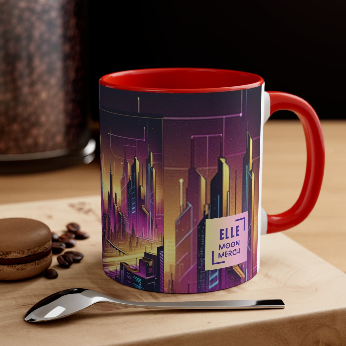 Cyber Purple Sunrise Coffee Mug (11oz)