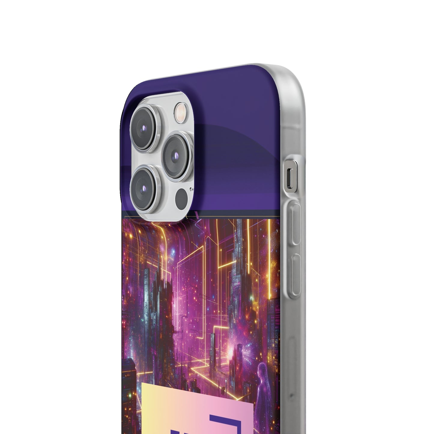 La Femme Royale des Purple Skies Flexi Cases