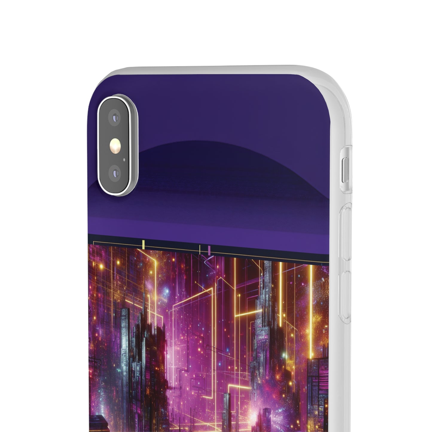 La Femme Royale des Purple Skies Flexi Cases