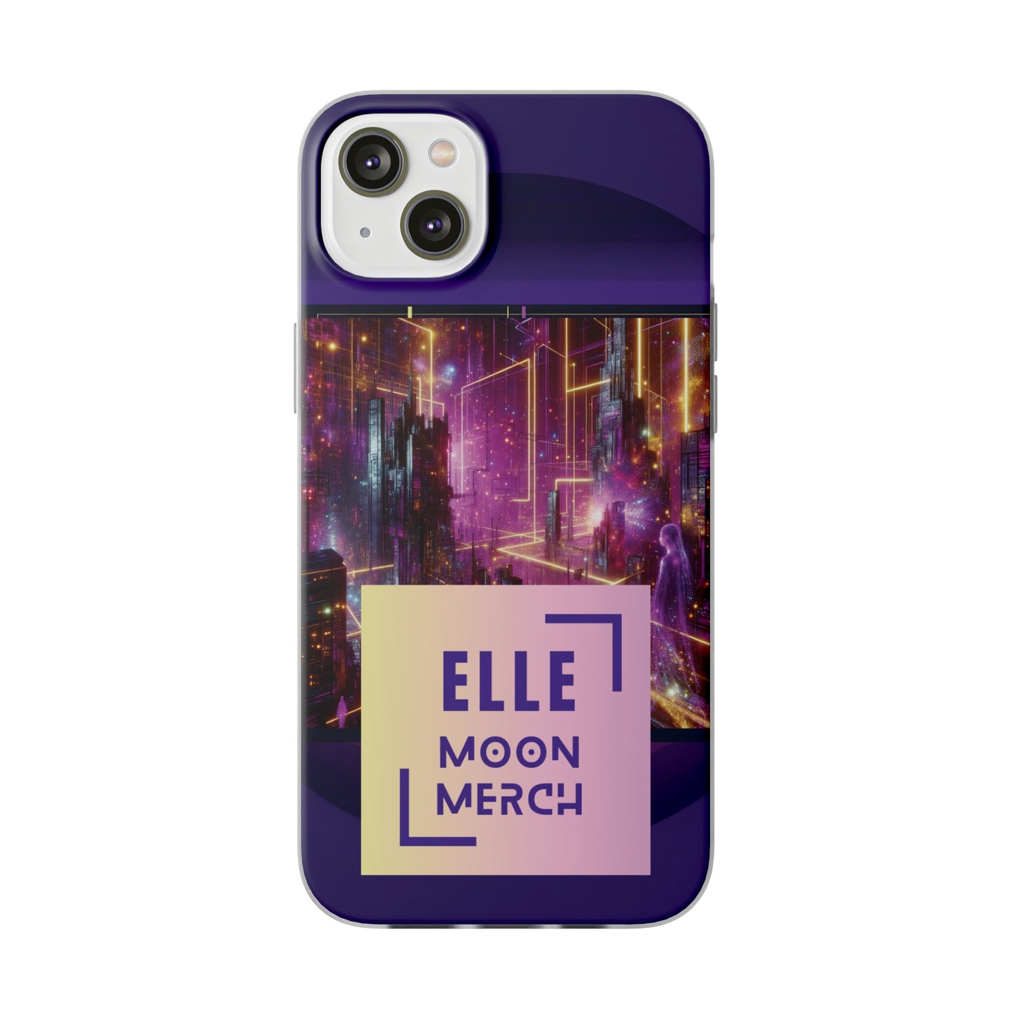 La Femme Royale des Purple Skies Flexi Cases