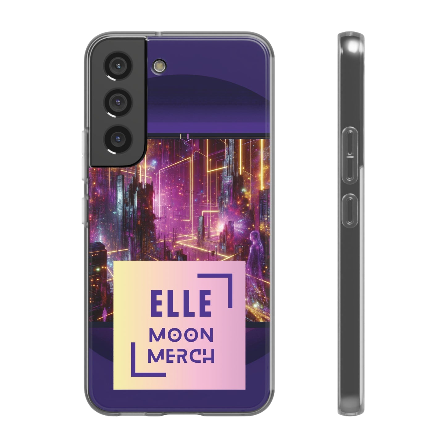 La Femme Royale des Purple Skies Flexi Cases