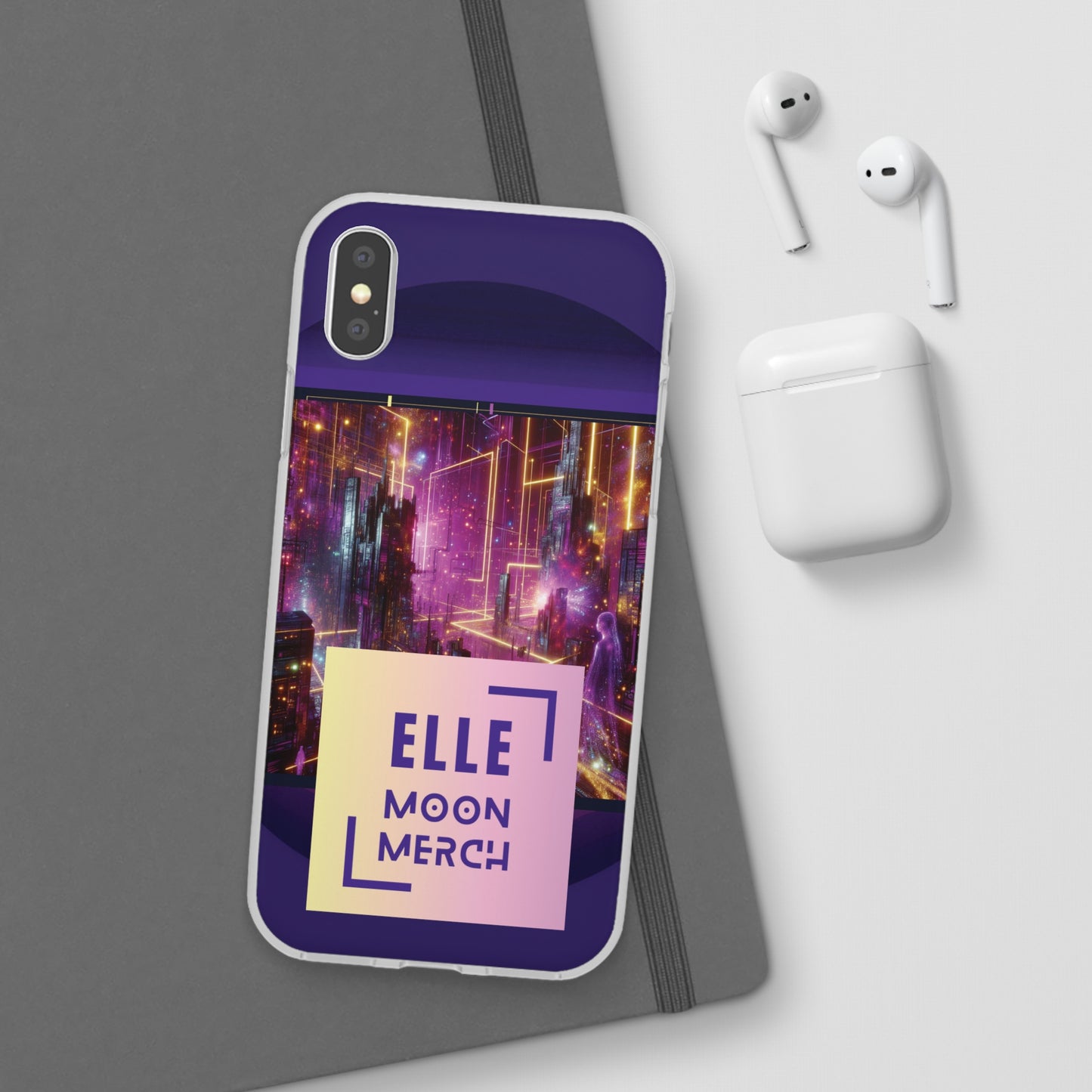 La Femme Royale des Purple Skies Flexi Cases