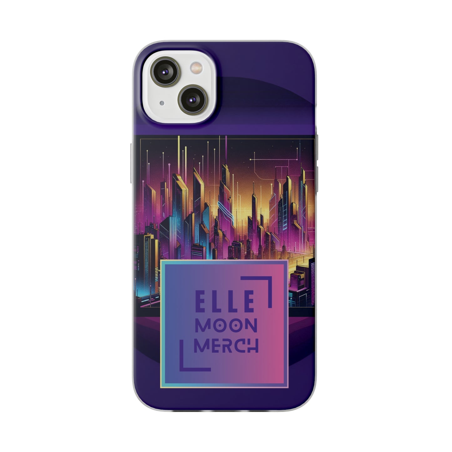 Cyber Royal Purple Skies Flexi Cases