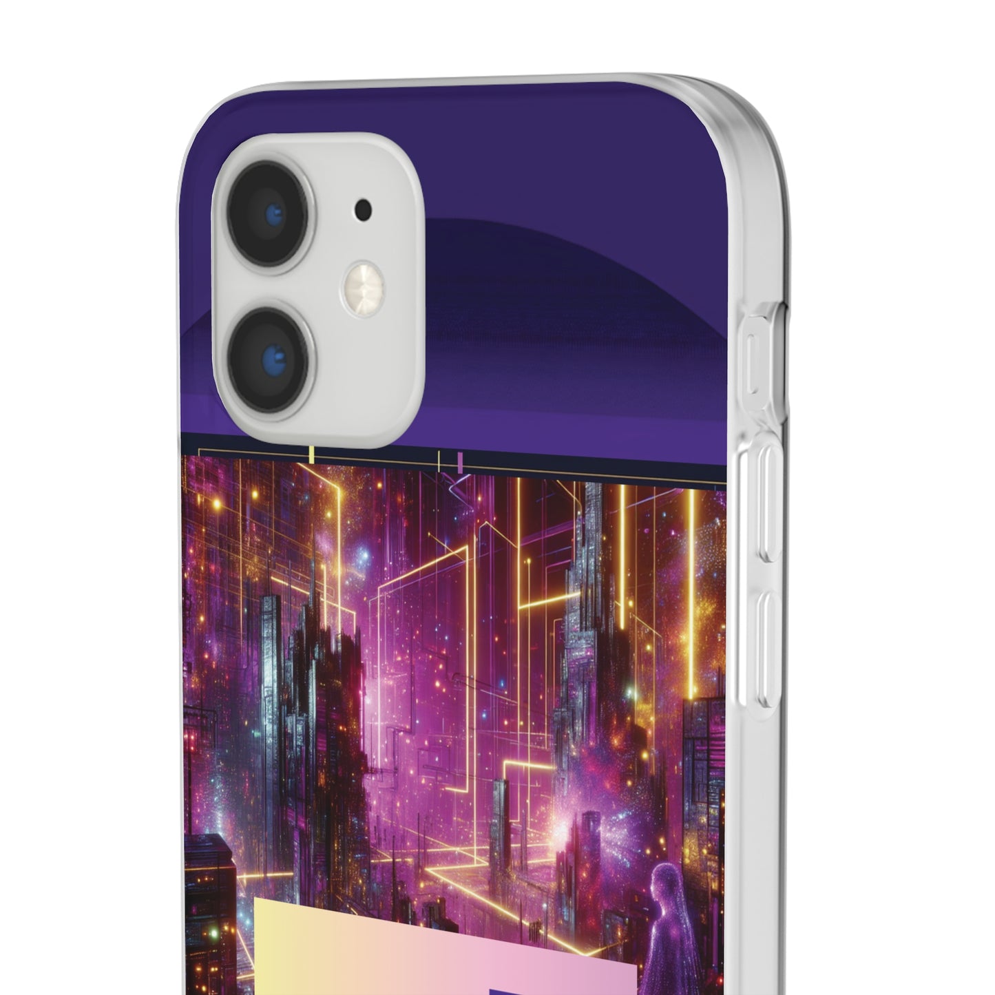 La Femme Royale des Purple Skies Flexi Cases