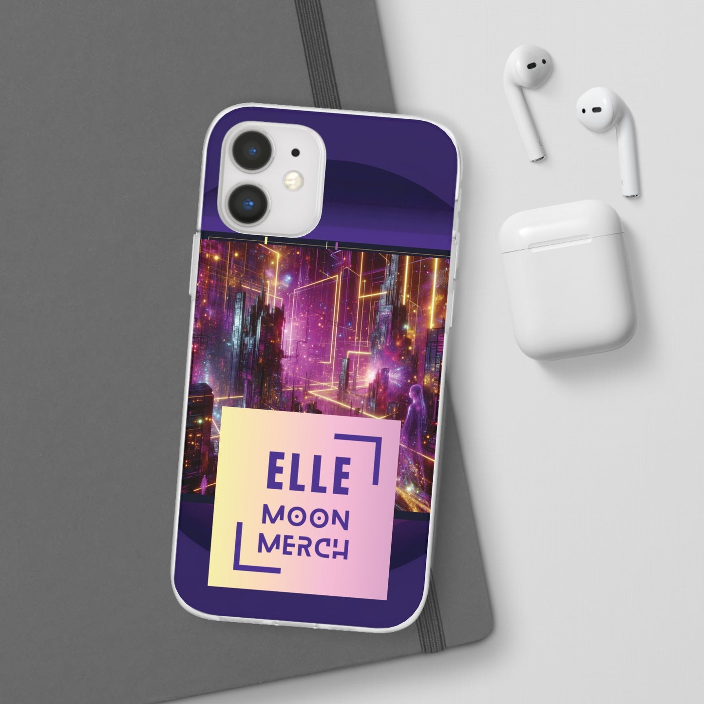 La Femme Royale des Purple Skies Flexi Cases