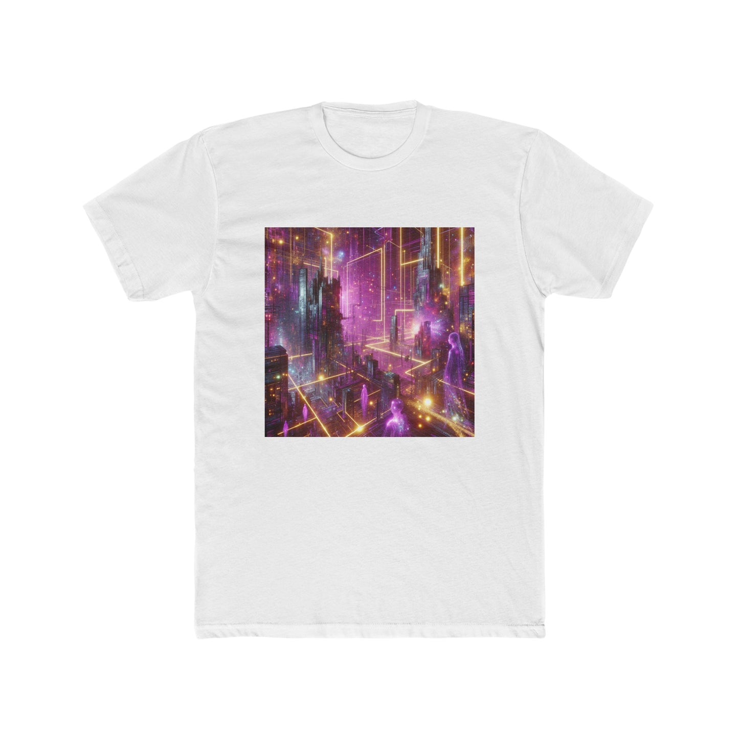 La Femme des Purple Skies - Men's Cotton Crew Tee