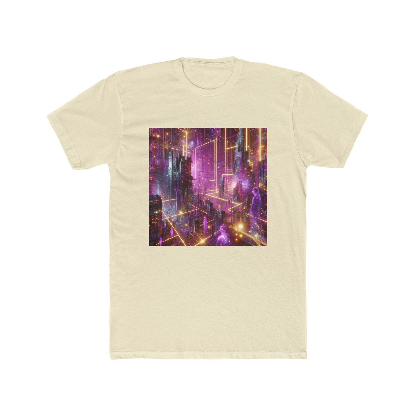 La Femme des Purple Skies - Men's Cotton Crew Tee