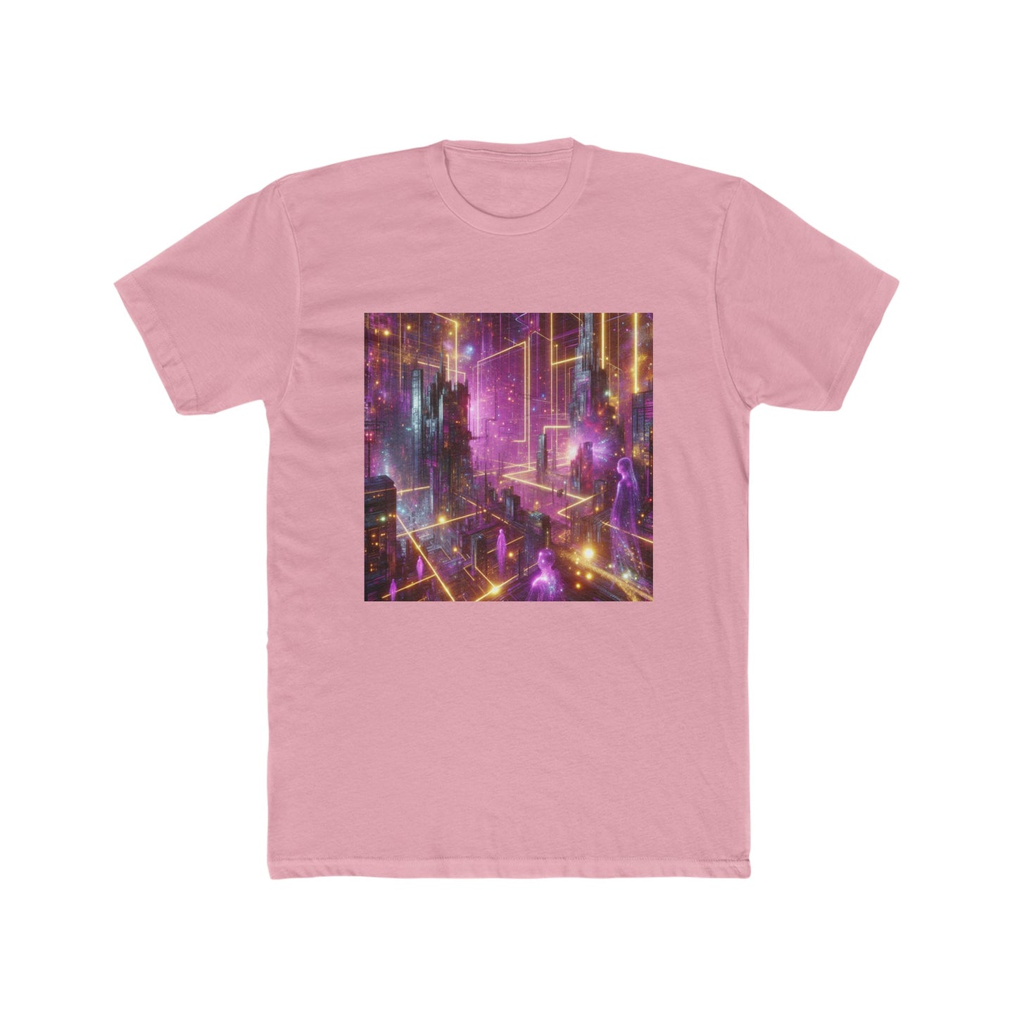 La Femme des Purple Skies - Men's Cotton Crew Tee