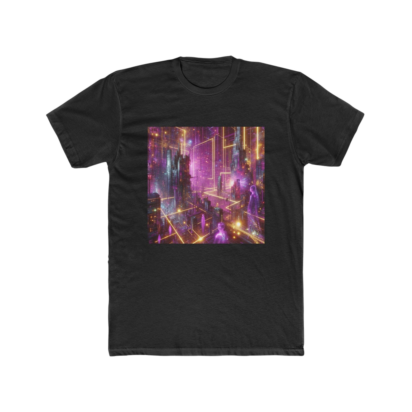 La Femme des Purple Skies - Men's Cotton Crew Tee