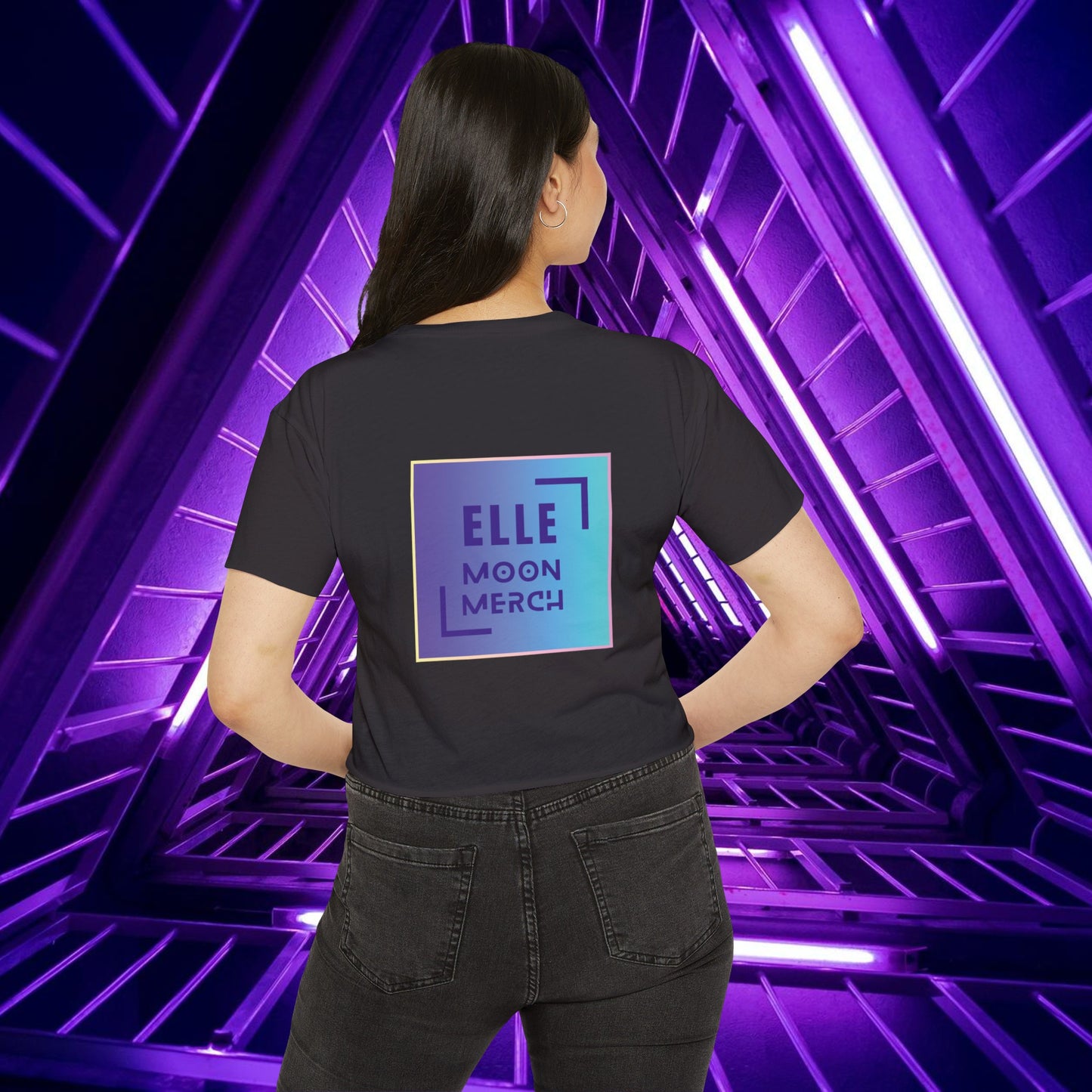 Cyber Purple Skies - Women's Crop Top