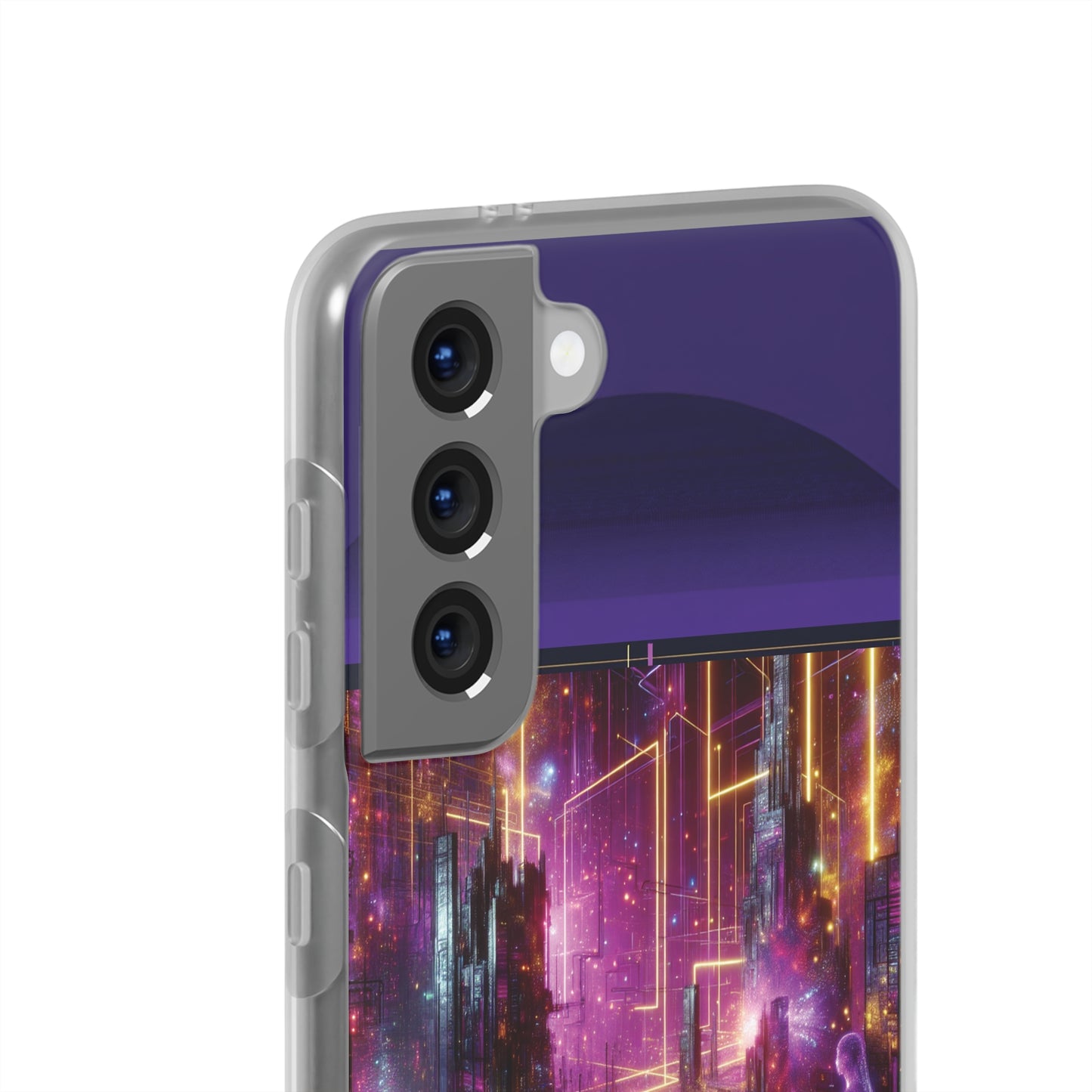 La Femme Royale des Purple Skies Flexi Cases