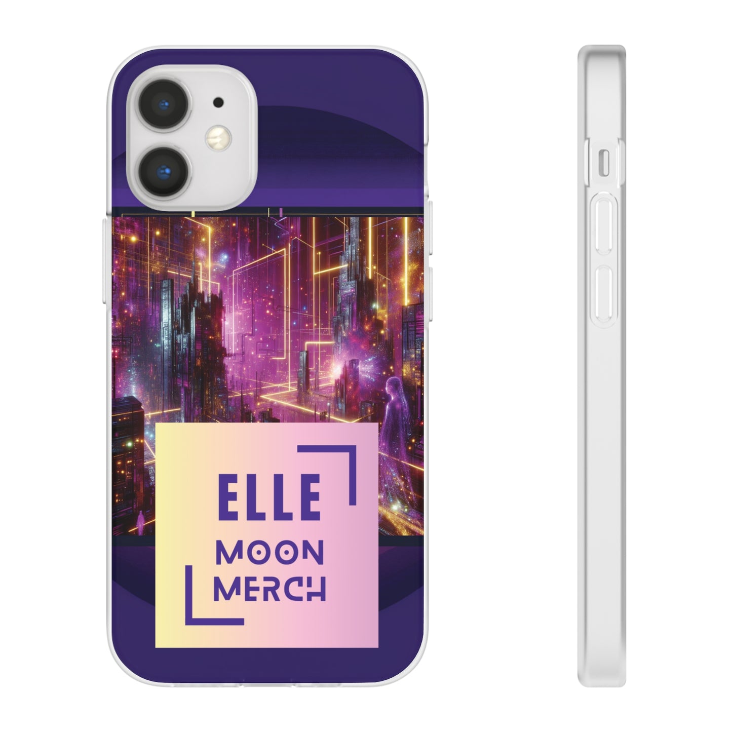 La Femme Royale des Purple Skies Flexi Cases