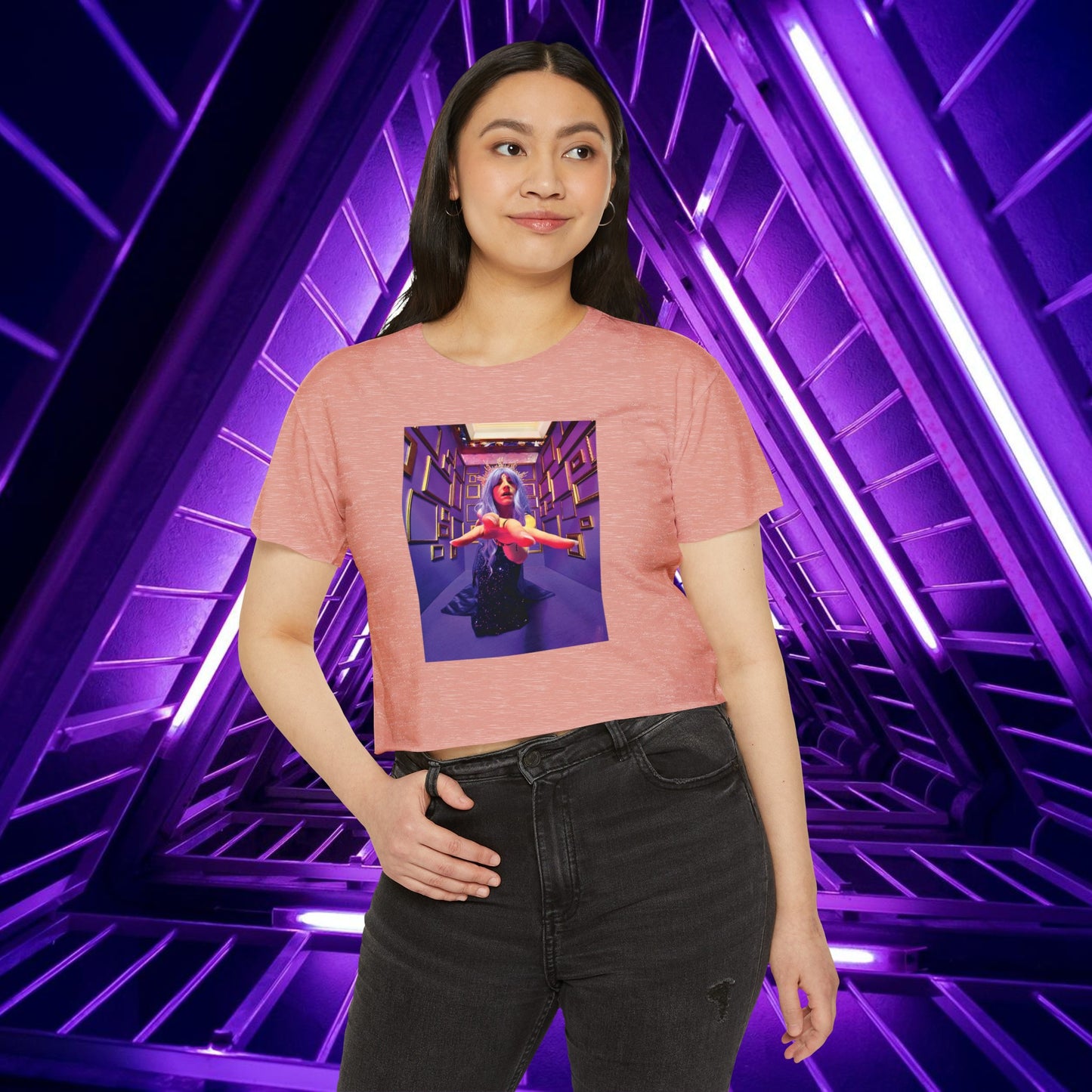 Royal Purple - Women's Crop Top