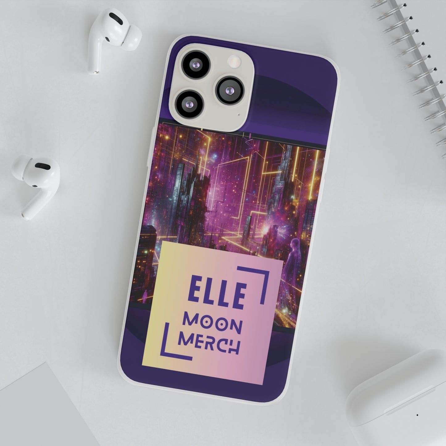 La Femme Royale des Purple Skies Flexi Cases