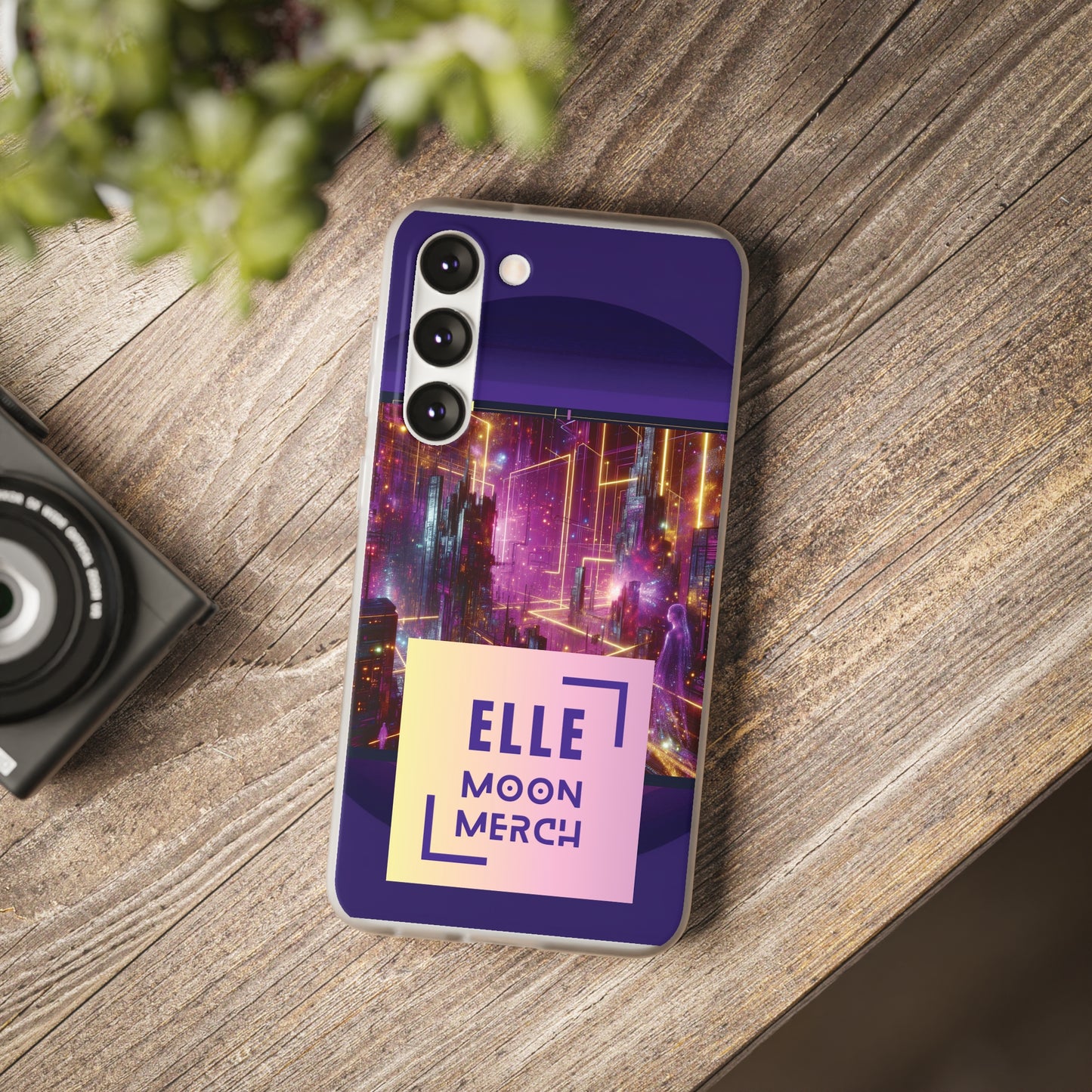 La Femme Royale des Purple Skies Flexi Cases