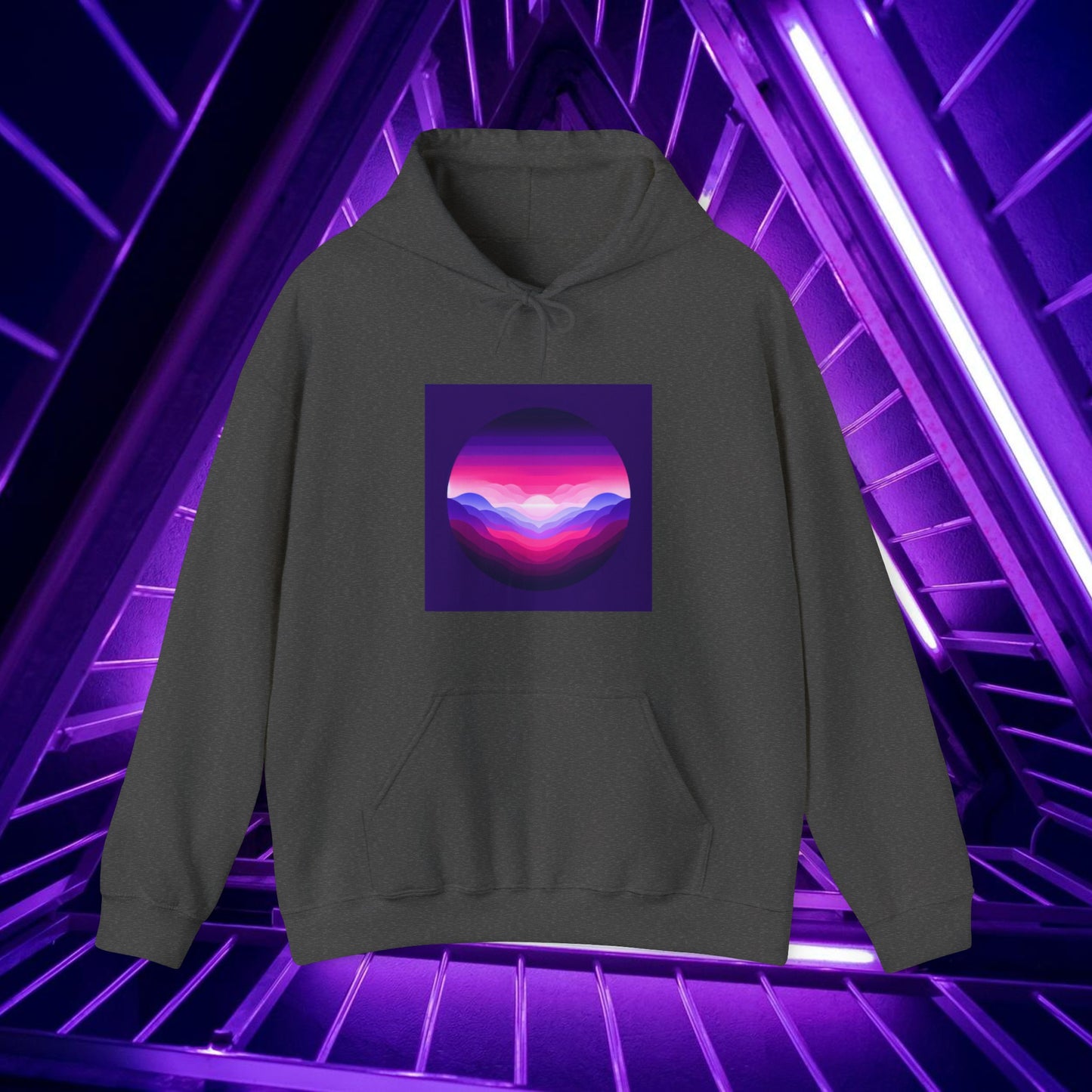 Purple Skies and Rosy Moons - Unisex Hoodie