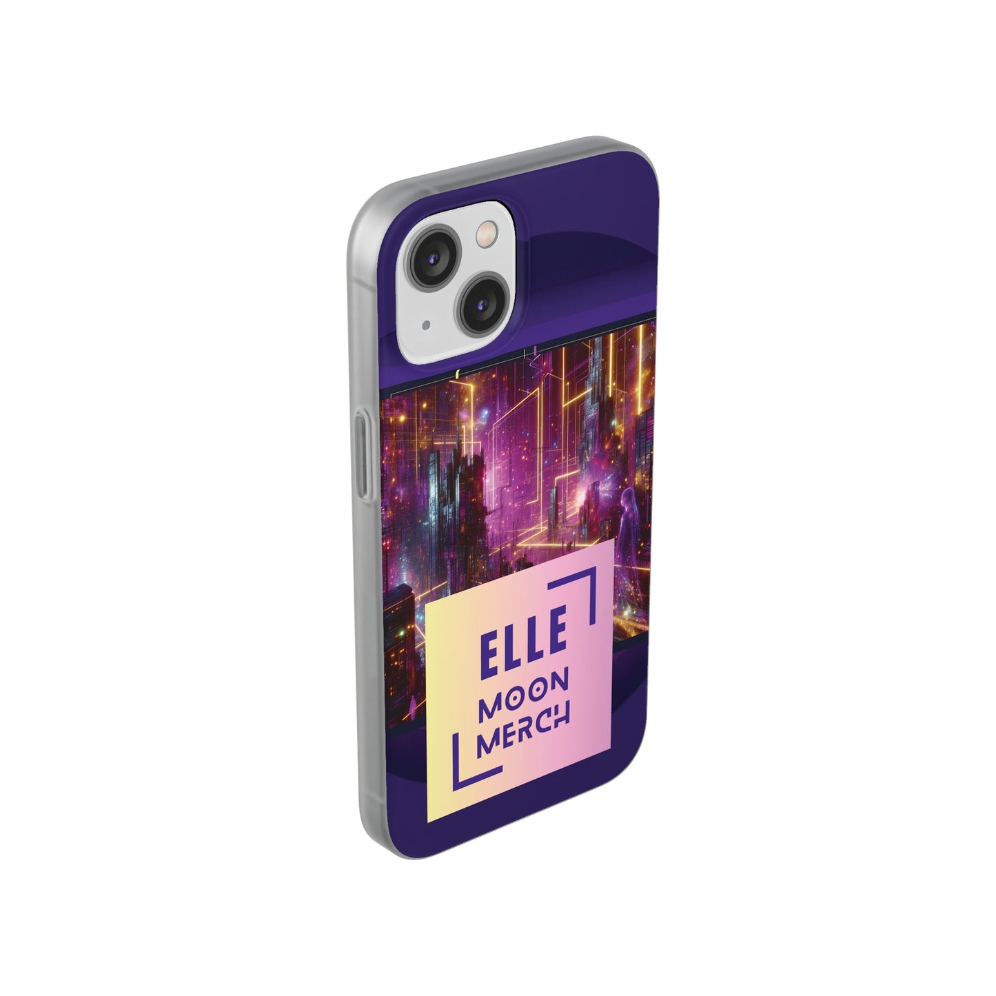 La Femme Royale des Purple Skies Flexi Cases