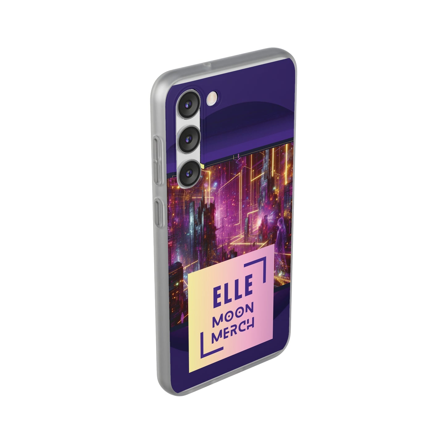 La Femme Royale des Purple Skies Flexi Cases