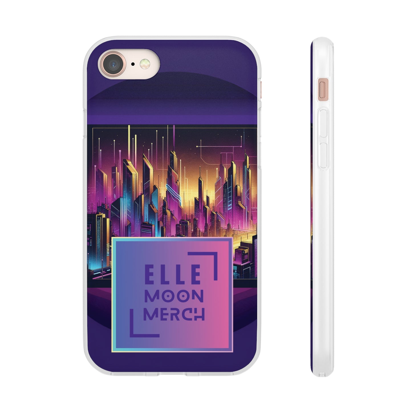 Cyber Royal Purple Skies Flexi Cases