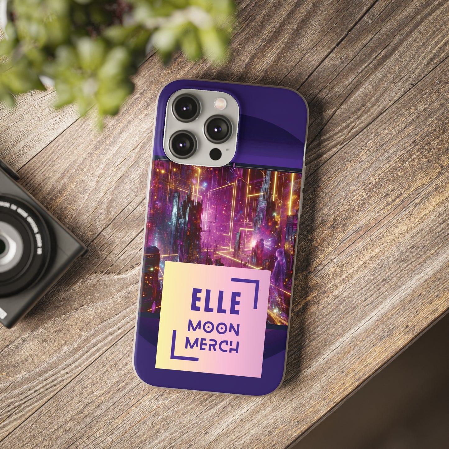 La Femme Royale des Purple Skies Flexi Cases