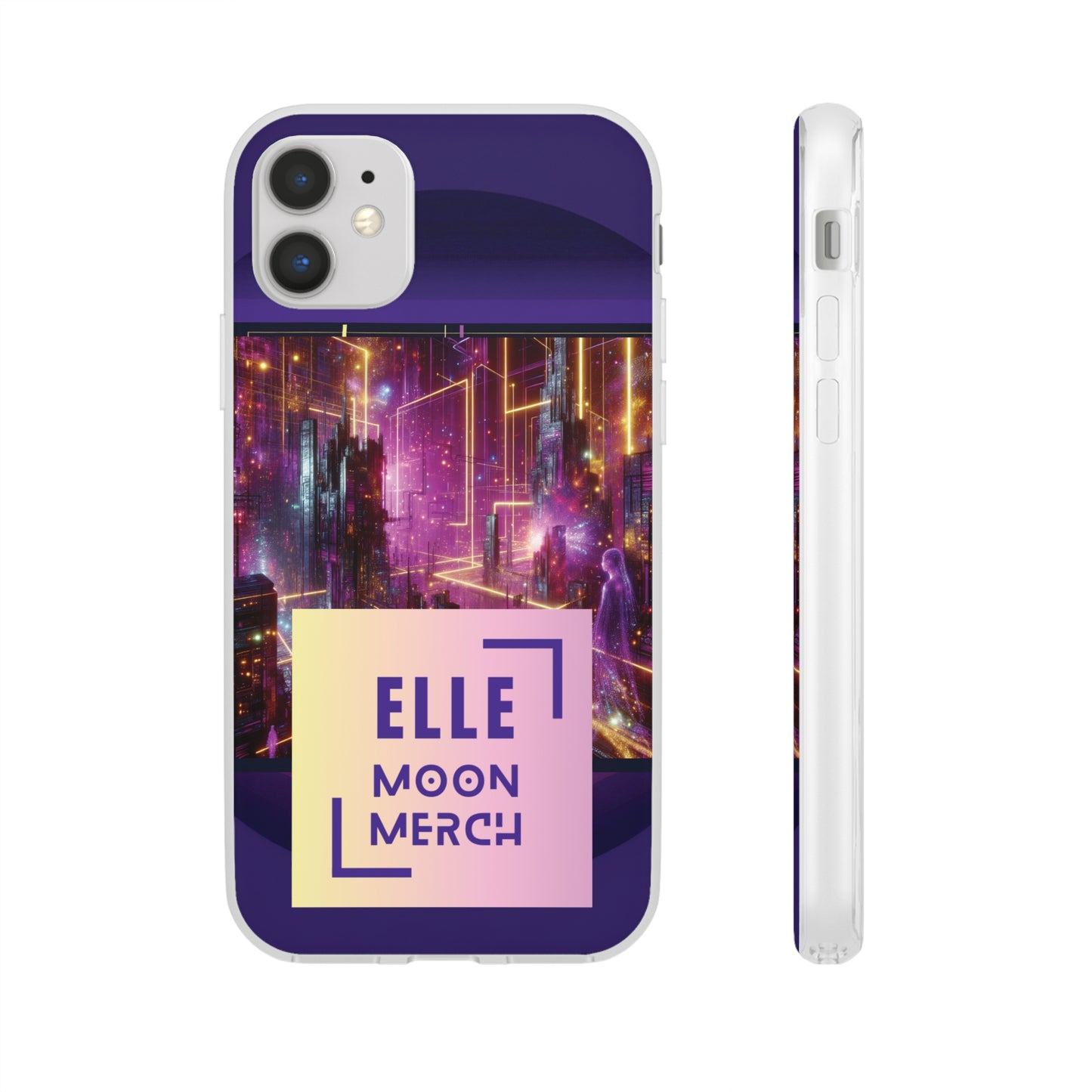 La Femme Royale des Purple Skies Flexi Cases