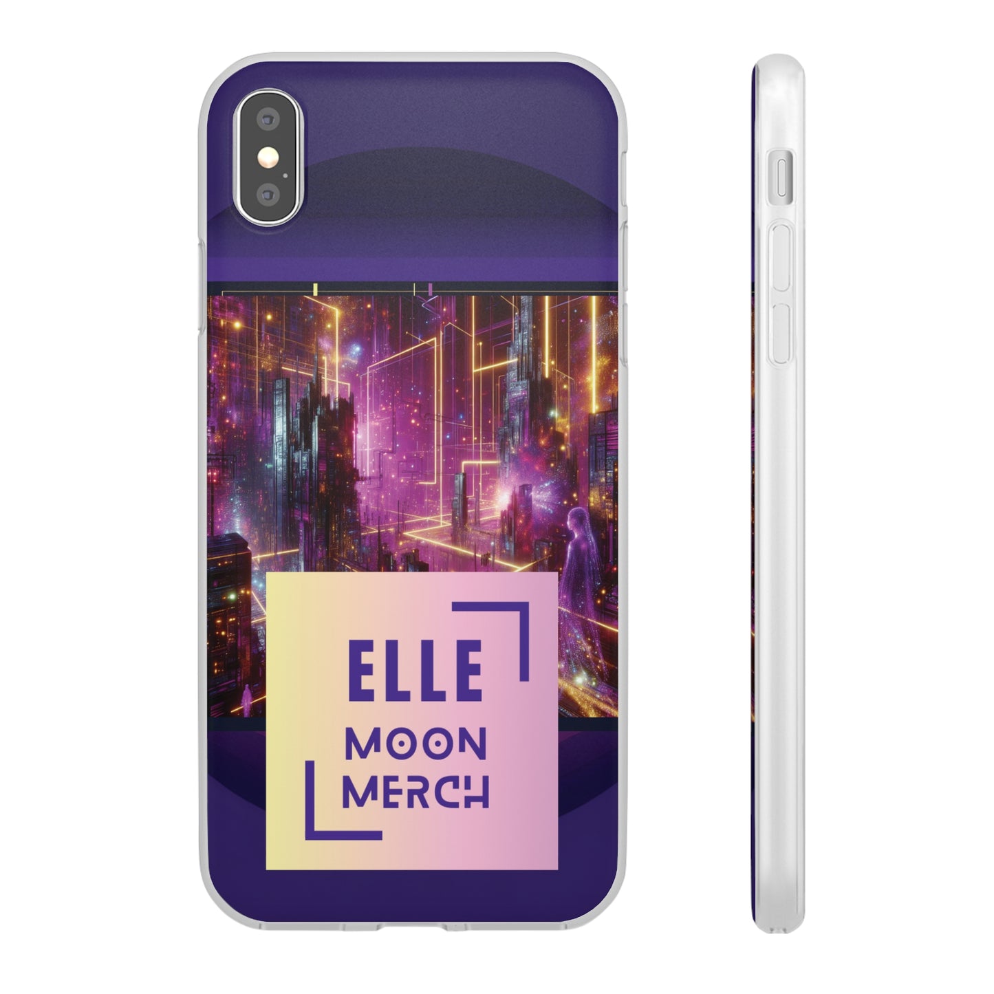 La Femme Royale des Purple Skies Flexi Cases