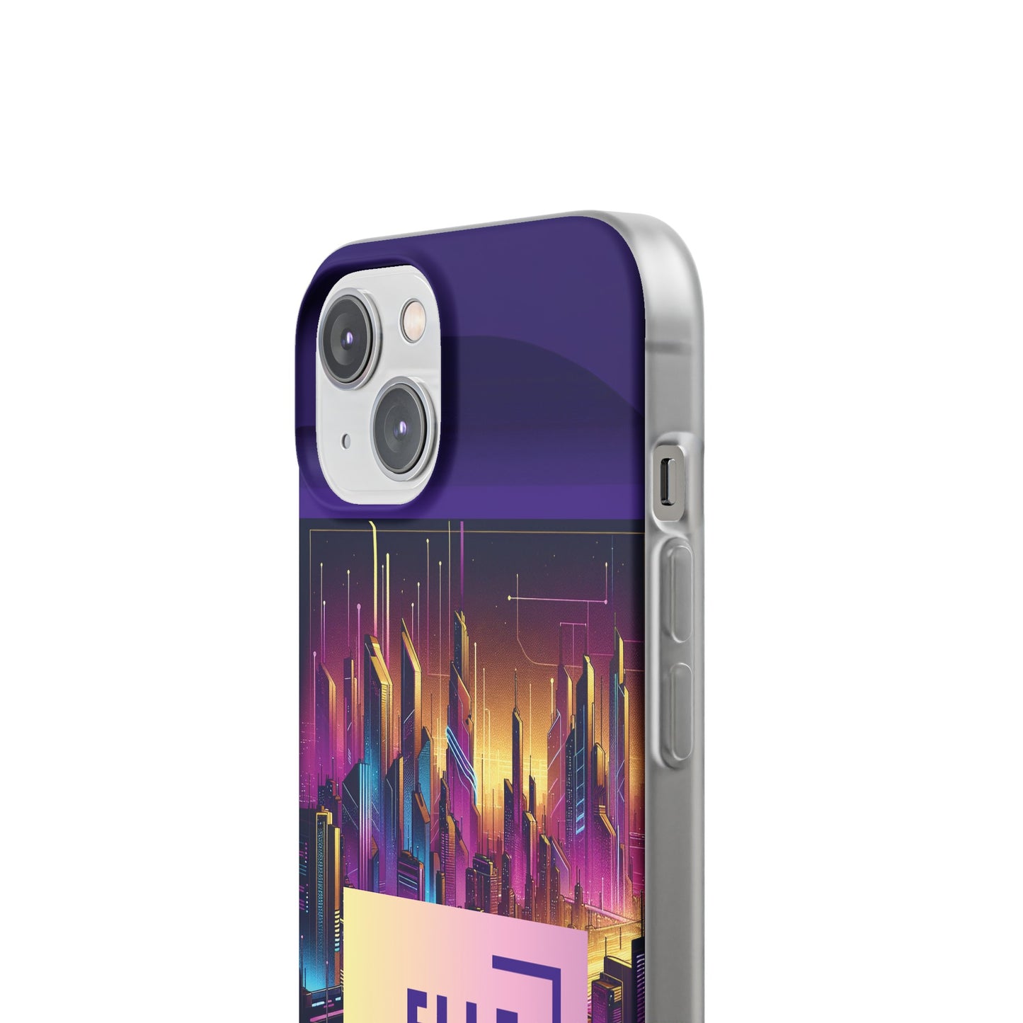 Cyber Purple Skies Flexi Cases