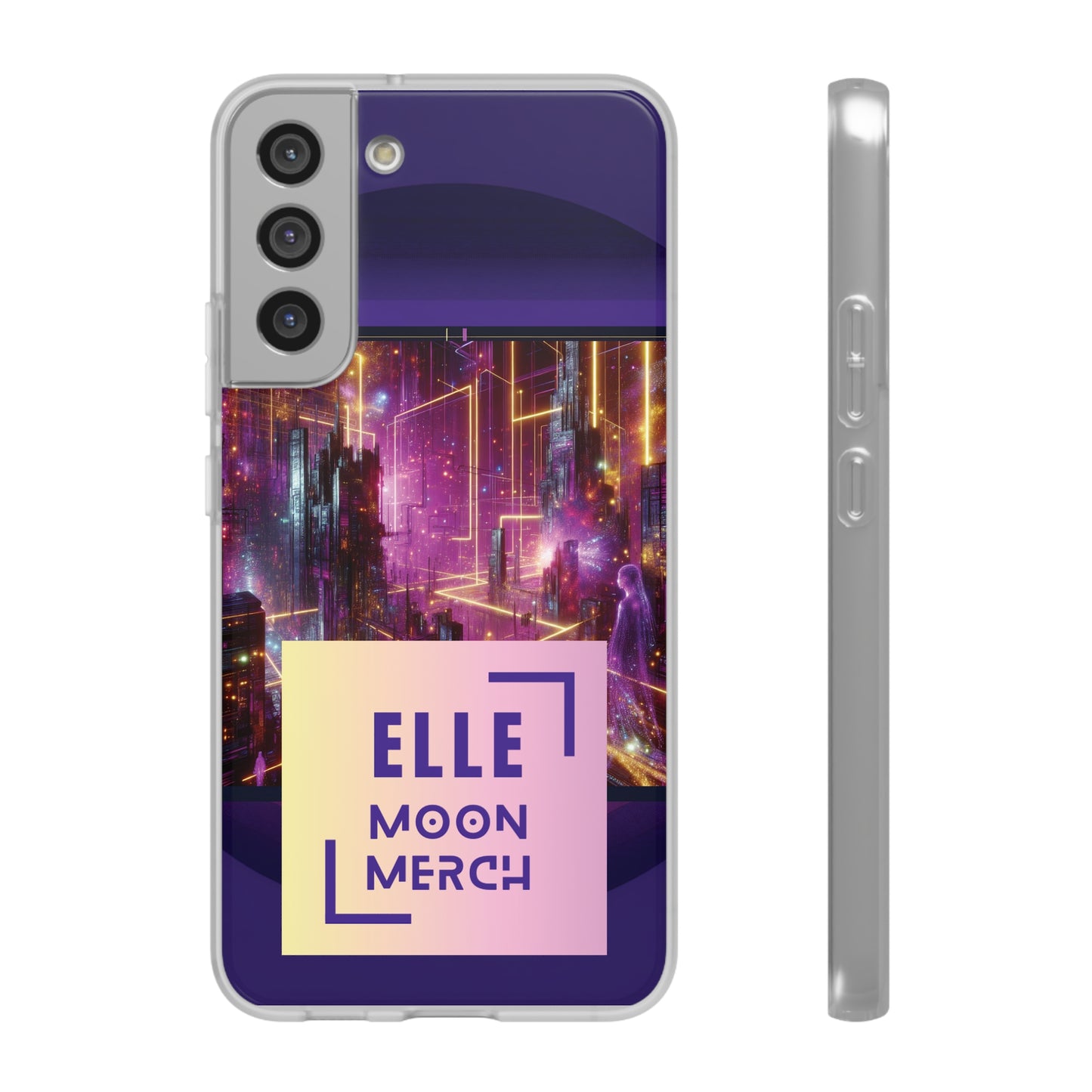 La Femme Royale des Purple Skies Flexi Cases