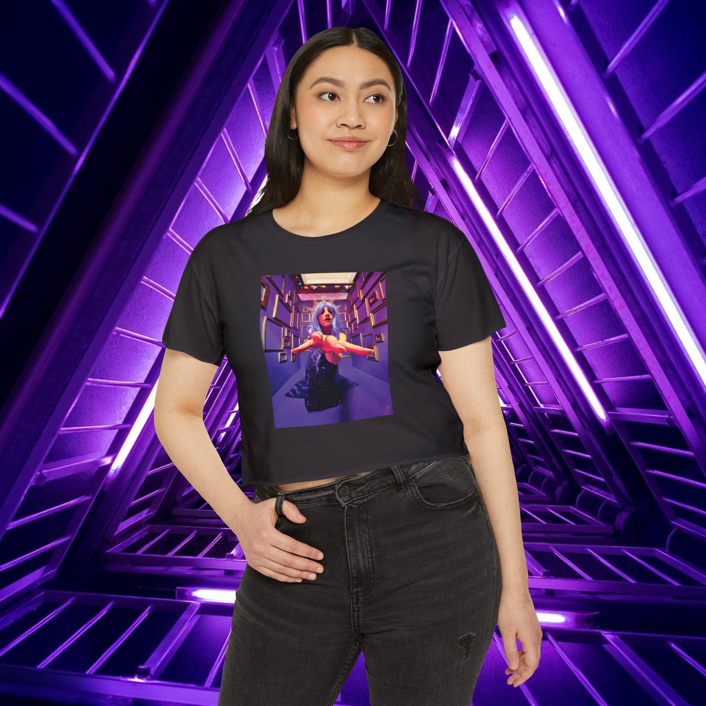 Royal Purple - Women's Crop Top