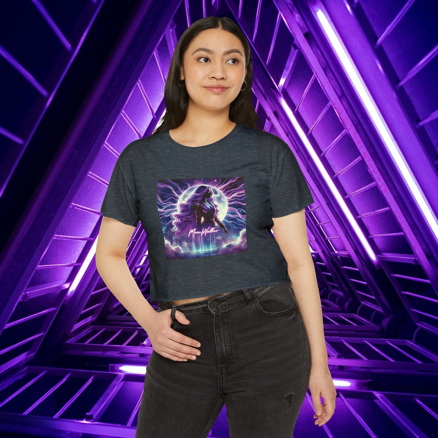 Moon Walker - Women's Crop Top